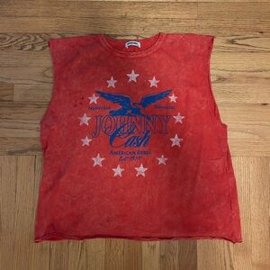 Daydreamer Johnny Cash Graphic Tank Top